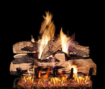 RH Peterson: Split Oak Designer Plus Vented Logs - 20"