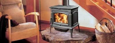 Lopi: Rockport NexGen-Hybrid Wood Stove
