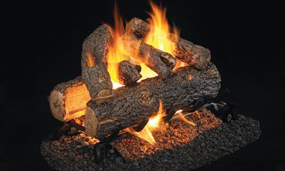 RH Peterson: Golden Oak Designer Plus See-Thru Logs - 48"