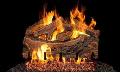 RH Peterson: Rugged Forest Split Logs - 24"