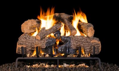 RH Peterson: G31 Series Charred Angel Oak Logs - 18/20"