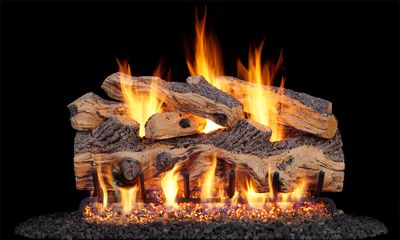 RH Peterson: Gnarled Split Oak Logs - 24"