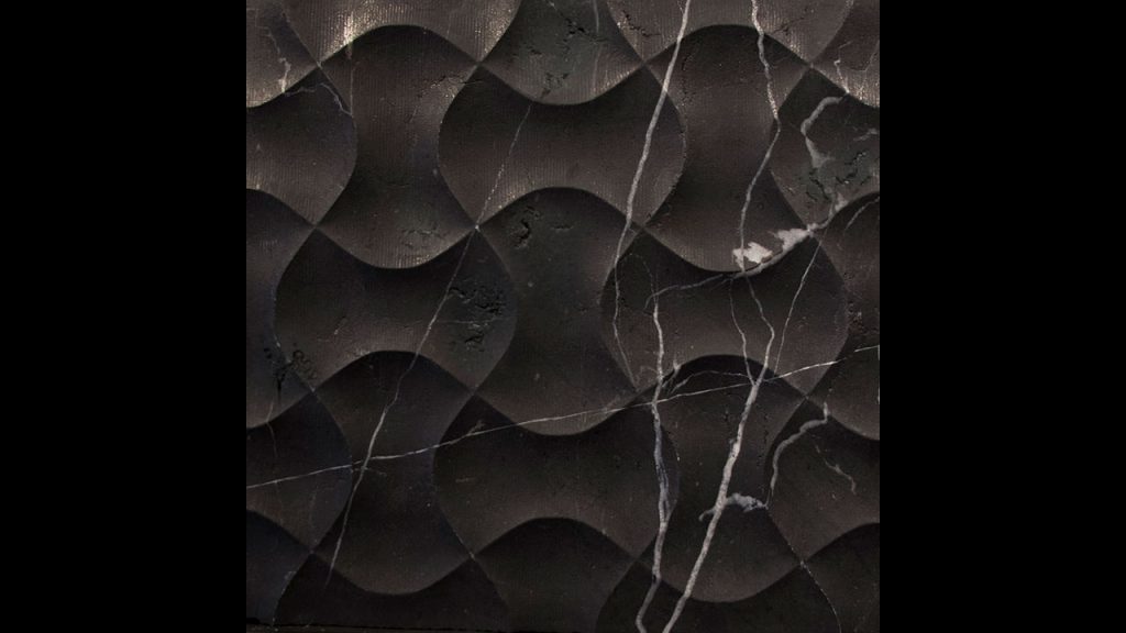 Alesio 3D Black Barjan, Real Stone Systems alesio 3d tiles
