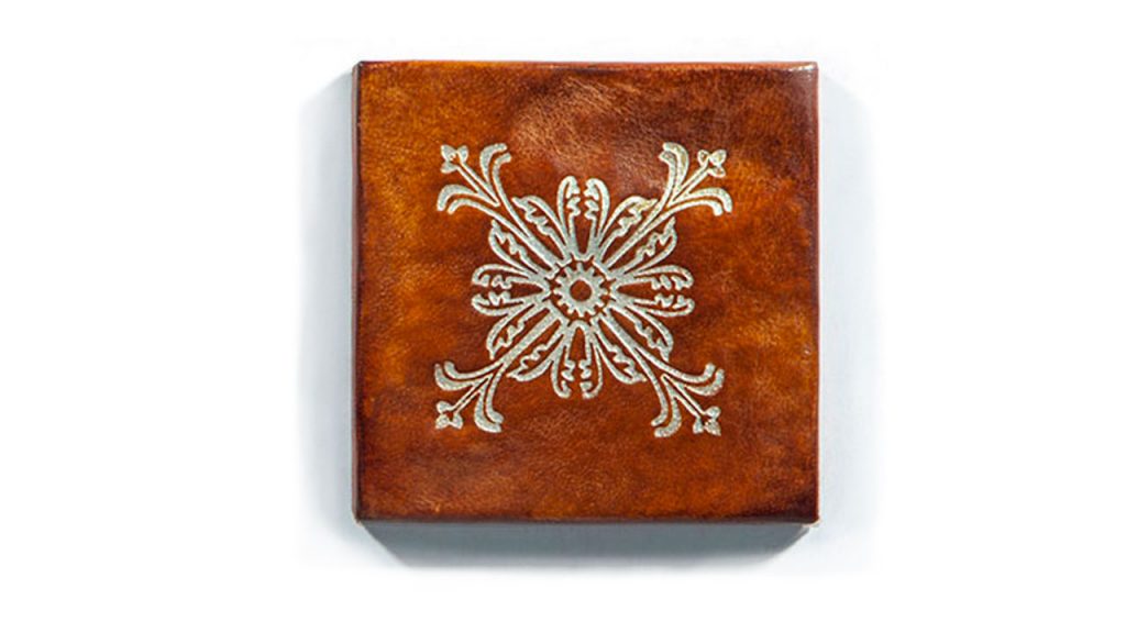 Tempered Robusto Leather Accent Tiles, Real Stone Systems tempered tiles