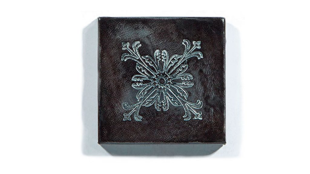 Tempered Toro Leather Accent Tile, Real Stone Systems tempered tiles