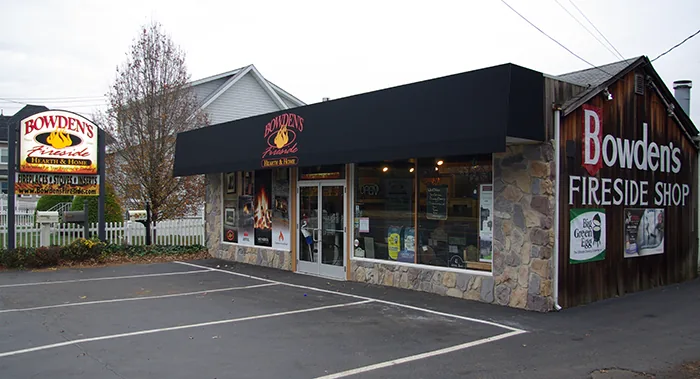 The Bowden's Fireside showroom in Hamilton, NJ