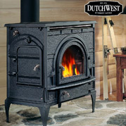DutchWest Catalytic Cast Iron Wood Stove | Bowden's Fireside