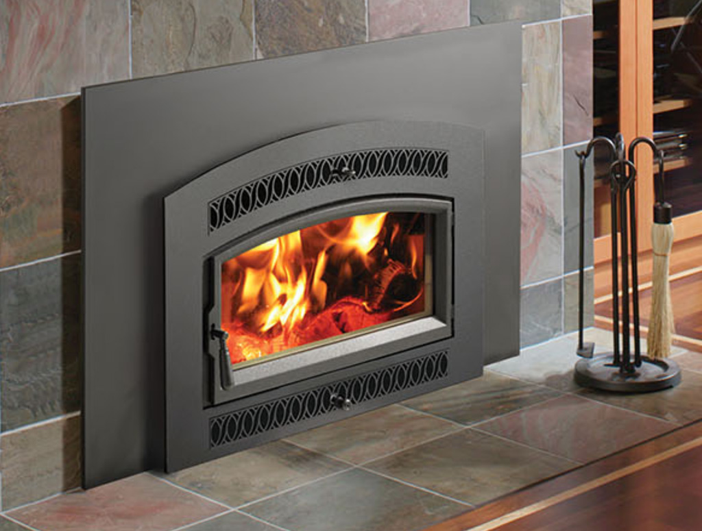 FPX Medium Flush Arched Wood Burning Fireplace Insert | Bowden's Fireside